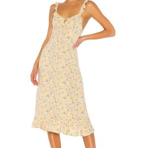 Auguste OLSEN LOVE MIDI DRESS in LEMON